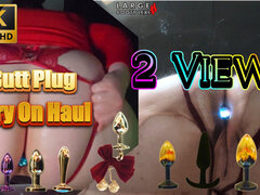 Butt Plug Try-on Haul Complete Collection Including My Largest Ever Striptease Cum Show