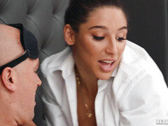 Abella Danger gives nice blowjob to Sean Lawless