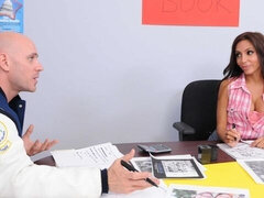 Grosser arsch, Grosser schwanz, Grosse titten, Blasen, Hundestellung, Büro, Pov, Titten