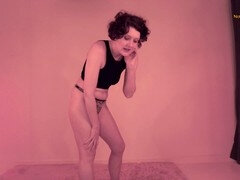 Comedy, solo female, ass worship