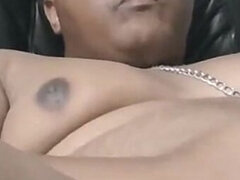 SSBBW Trans Slut Didn't Notice She Was Still Recording