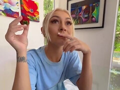 Lucky lad has a POV threesome with Sky Pierce and Chloe Temple