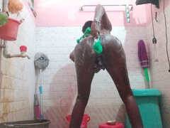 Tamil10inchesbbc Sexy Hot Bath Session