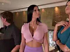 Anal, Chica, Tetas grandes, Mamada, Corrida, Lamidas, Trio