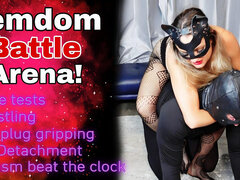 Amatorka, Para, Dildo, Femdom, Rajstopy, Niewolnik