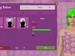 Learning High Heels Walk _ Sissy Dream Gameplay