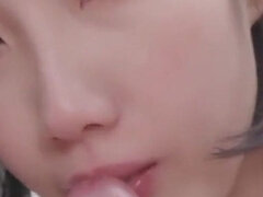Amateur, Asiatique, Gros seins, Sucer une bite, Couple, Éjaculation interne, Médecin, Adolescente