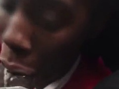 Amateur, Grosse bite, Noire, Sucer une bite, Noir ébène, Petite amie, Suçant