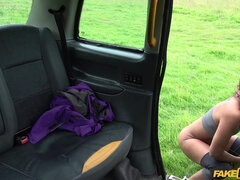 Cock craving damsel Sahara Knite fucks her taxi driver
