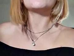 Enthousiasteling, Lieveling, Grote mammen, Blond, Fetisj, Ondergoed, Masturbatie, Alleen