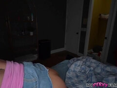 Gros seins, Brunette brune, Plantureuse, Éjaculation interne, Hd, Pov, Soeurs, Adolescente