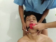 Bondáž, Femdom, Dávenie, Poníženie, Latinskej, Otrok, Teenka, Kurva