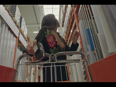 Amatør, Asiat, Give finger, Blottere, Onani, Udendørs, Offentlig, Solo