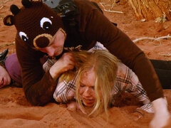 Enthousiasteling, Anaal, Grote kont, Vies, Hd, Buiten, Openbaar, Ruw