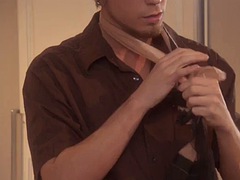 Grosser schwanz, Grosse titten, Blasen, Braunhaarige, Spermaladung, Hardcore, Absätze, Titten