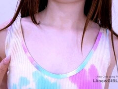 Brunette, Slikking, Orgasme, Fitte, Strapon, Tenåring