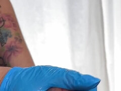 Doktor, Handskar, Handjobb, Milf, Sjuksköterska, Uniform