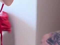 18 jaar, Aziatisch, Dubbele penetratie, Mager, Tiener, Trio, Tieten likken, Vrouw