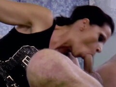 미인, 큰 가슴, 쿠거, 입에 사정, 독일인, 힐, 나이든, 젖가슴