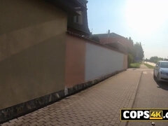 Big cock officers are about to bang hard