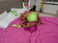 Røv, Babe, Sort, Lesbisk, Slikning, Naturlige bryster, Fisse, Bryster