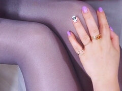 Enthousiasteling, Grote mammen, Sperma shot, Fetisj, Nylonstof, Kantoor, Panty, Secretaresse