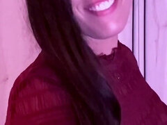 Leie, Blasen, Braunhaarige, Dildo, Europäisch, Milf, Solo, Spanisch