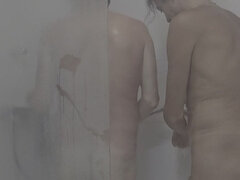 Kukk suging, Britisk, Par, Ladyboy, Moden, Shemale, Webkamera