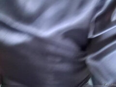 Store bryster, Pik sutte, Brunette, Sædskud, Hjemmelavet, Pov, Satin, Bad