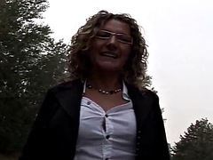 Leie, Dildo, Behaart, Hardcore, Lesbisch, Masturbation, Im freien, Spielzeuge