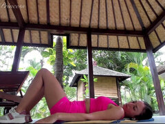 Amateur, Europeo, Gimnasio, Madres para coger, Al aire libre, Solo, Deporte