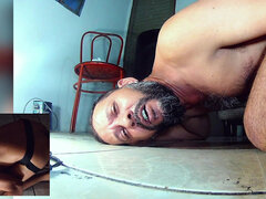 Enthousiasteling, Sperma shot, Fetisj, Harig, Handbeurt, Masturbatie, Alleen