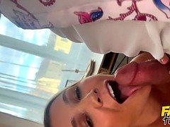 Alexis Crystal's steamy solo play leads to a wild dildo ride and pussy pounding