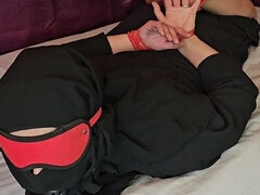 Trapped in Ropes Mia Niqab