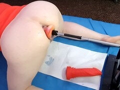 Leie, Aus dem arsch in den mund, Britisch, Maschinenfick, Masturbation, Milf, Orgasmus, Spielzeuge