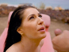 Anal, Kukk suging, Ansiktssperm, Fingring, Hd, Utendørs, Pupper