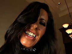 Babe, Store pupper, Klitt, Mørk, Enorm, Lær, Milf, Strapon