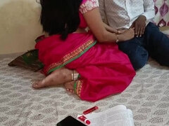 Indian Teacher Seduces Student - Grabs Dick and Gets Fucked After Cigarette Search