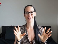 Hinter den kulissen, Frau, Deutsch, Brille, Milf, Orgasmus, Realität, Spielzeuge