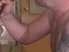 Spitting and deepthroat, cum on face, piss shower