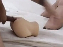 Amateur, Tir de sperme, Poupée, Masturbation, Solo