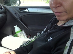 Amatoriale, Americano, Macchina, Coppia, Schizzo di sborra, Sega, Punto di vista pov, Turca