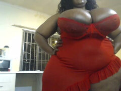 Afrikaans, Enthousiasteling, Zwart, Mollig, Fetisj, Rijpe lesbienne, Natuurlijke tieten, Webcamera