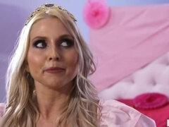 Busty Stepmom Enjoys Princess Roleplaying With Daughter