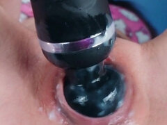 Creme tærte, Kvinde, Hjemmelavet, Onani, Orgasme, Solo, Sprøjter, Vibrator