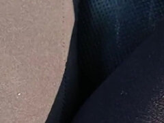 Auto, Frau, Masturbation