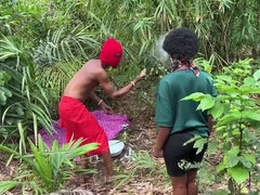 Native Doctor Fucks Curvy Lady in Jungle Shrine - Big Natural Tits & Ass