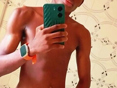 18, Afrikansk, Amatör, Svart, Handjobb, Solo, Tonåring