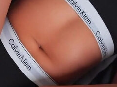 Horny Stepdaughter Puts on Her Sexy Calvin Klein Lingerie and I Couldn't Resist Fucking Her Juicy, Tight Pussy