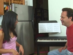 18 éves, Gesztenyebarna, Kőkemény, Hd, Természetes, Vékony, Tanár nő, Begyek